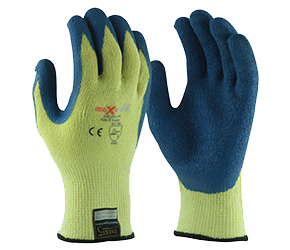 MAXISAFE GLOVES G-FORCE GRIPPA TAEKI5 CUT-5 LATEX COATED MED 